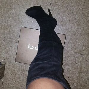 BEBE Thigh High Heel Boots